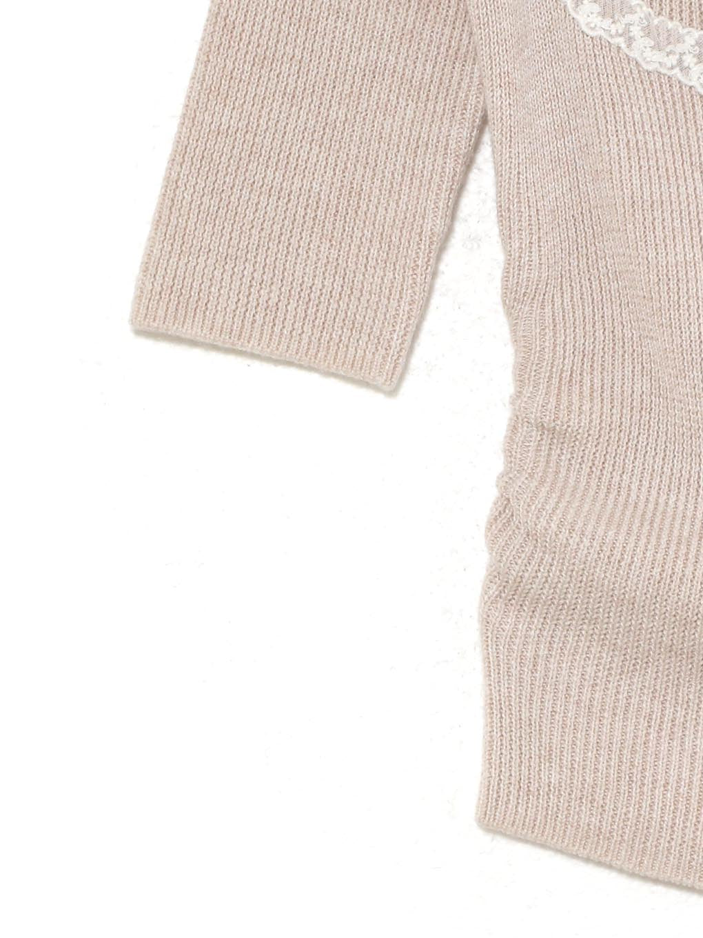 トップス andmary Helen lacey tops beige ANDMARY】Helen lacey tops