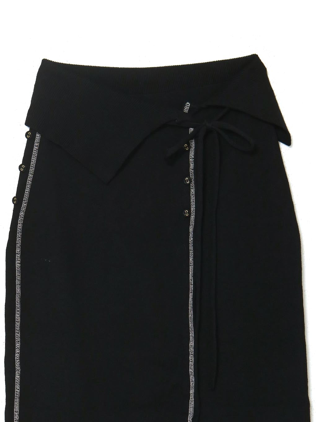 Belinda knit slit skirt