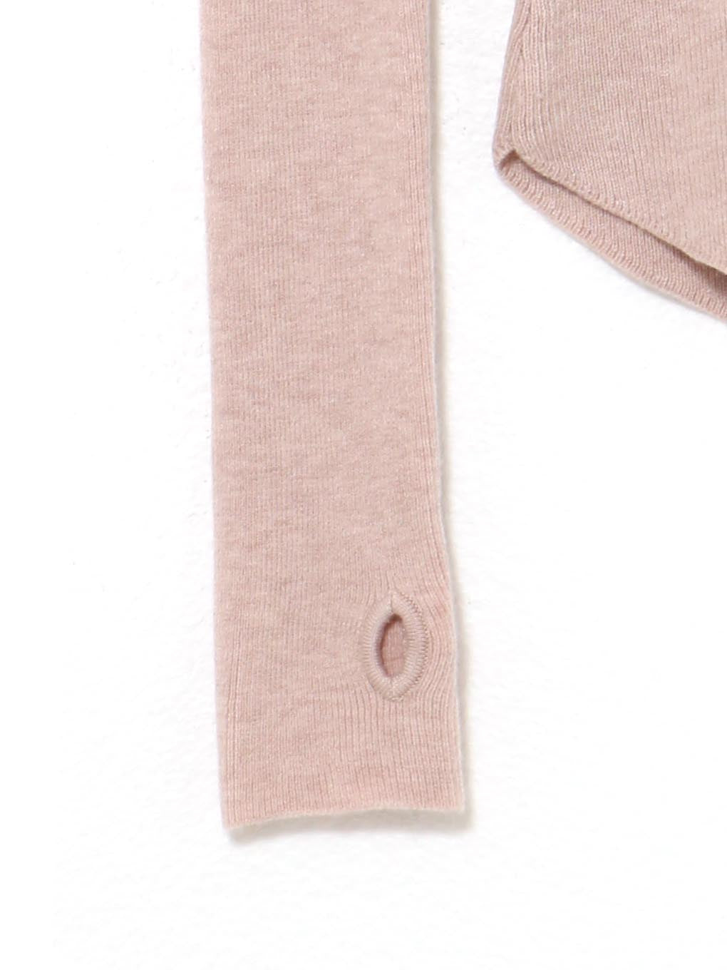 andmary Shannon tulle knit tops ピンク ANDMARY】Shannon tulle knit tops