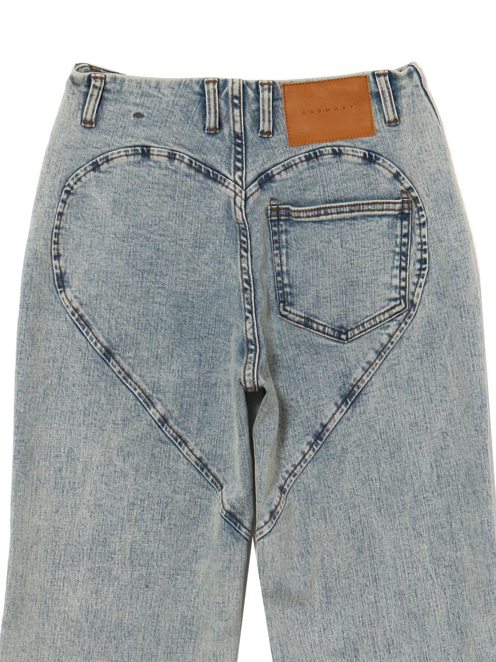 ANDMARY】Heart hip denim