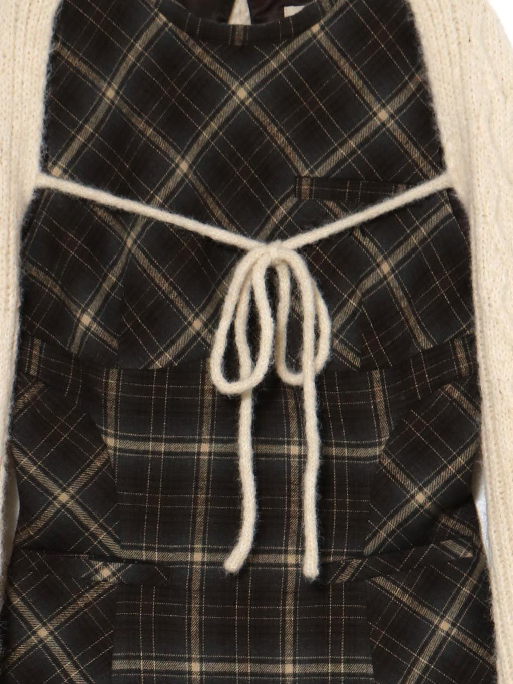 Mimi check set mini dress