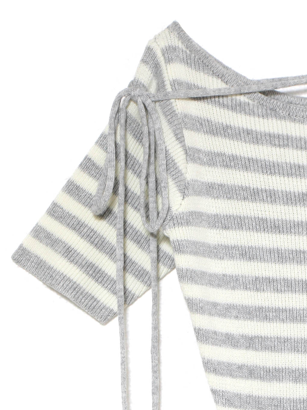 ワンピース Rachel knit frill mini dress andmary ANDMARY】Rachel knit frill mini dress