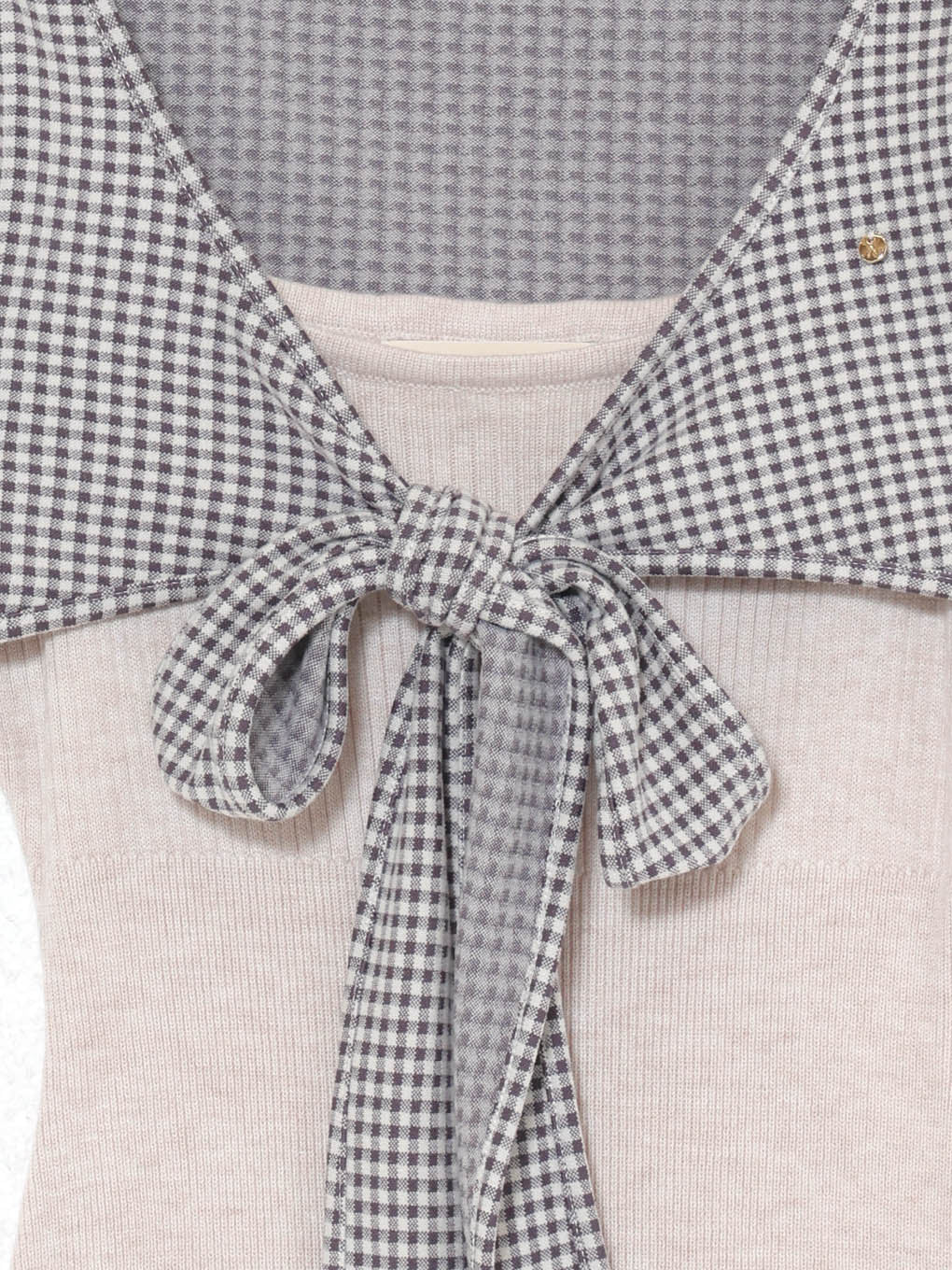 ANDMARY】Risa gingham check set dress
