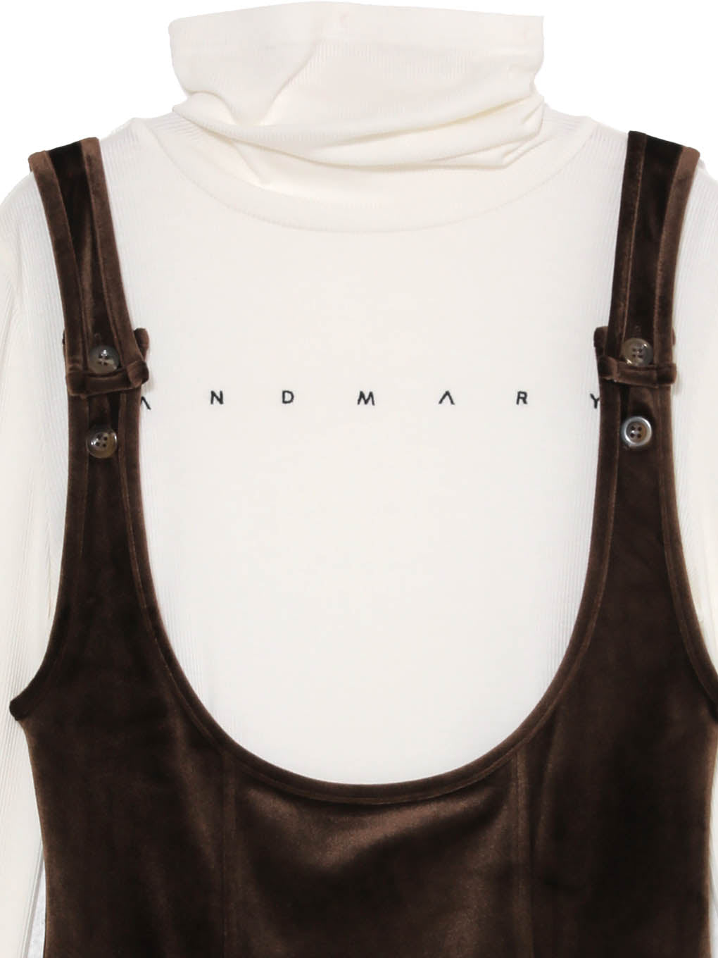 ANDMARY】Noa velour rompers set up