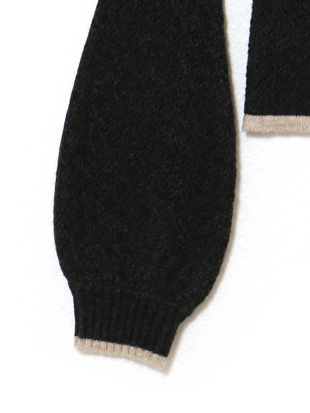 トップス andmary Milly crochet knit tops black ANDMARY】Milly crochet knit tops