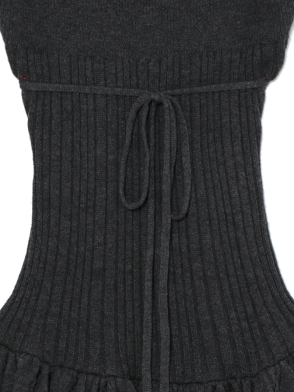ワンピース andmary Aletta frill mini dress gray ANDMARY】Aletta frill mini dress