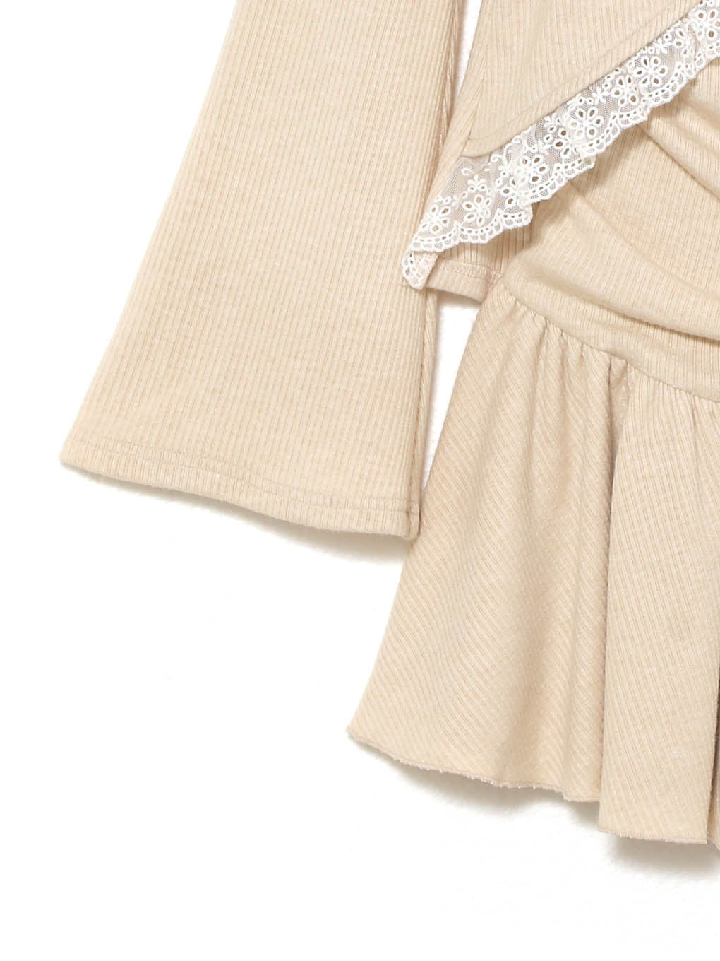 トップス andmary Lilith gather set dress beige ANDMARY】Lilith gather set dress