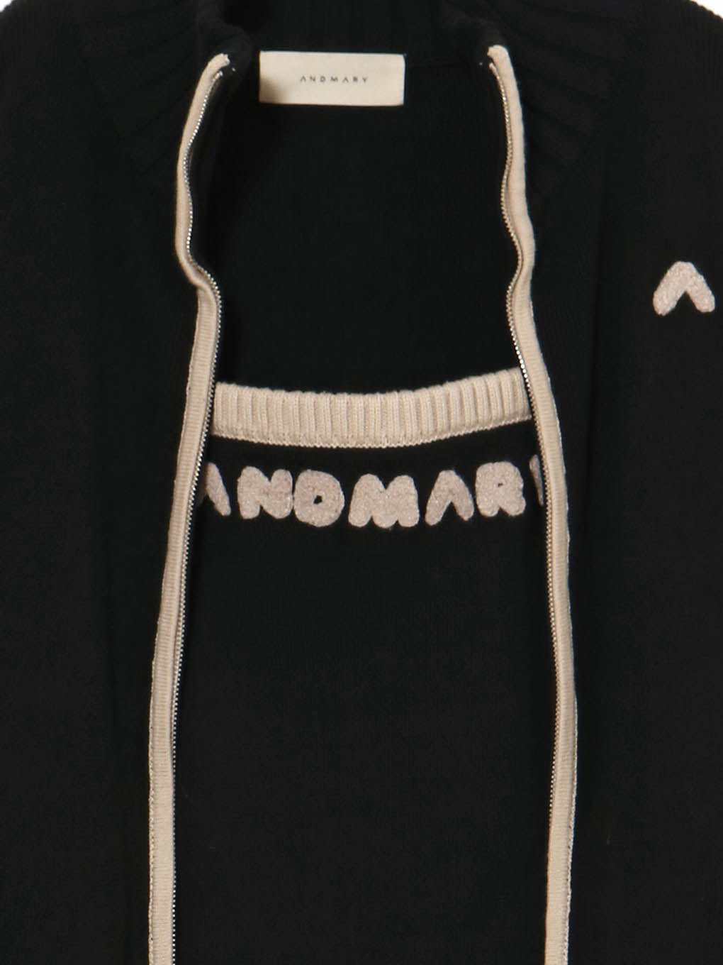 トップス ANDMARY Zoe full zip set up beige ANDMARY】Zoe full zip set up