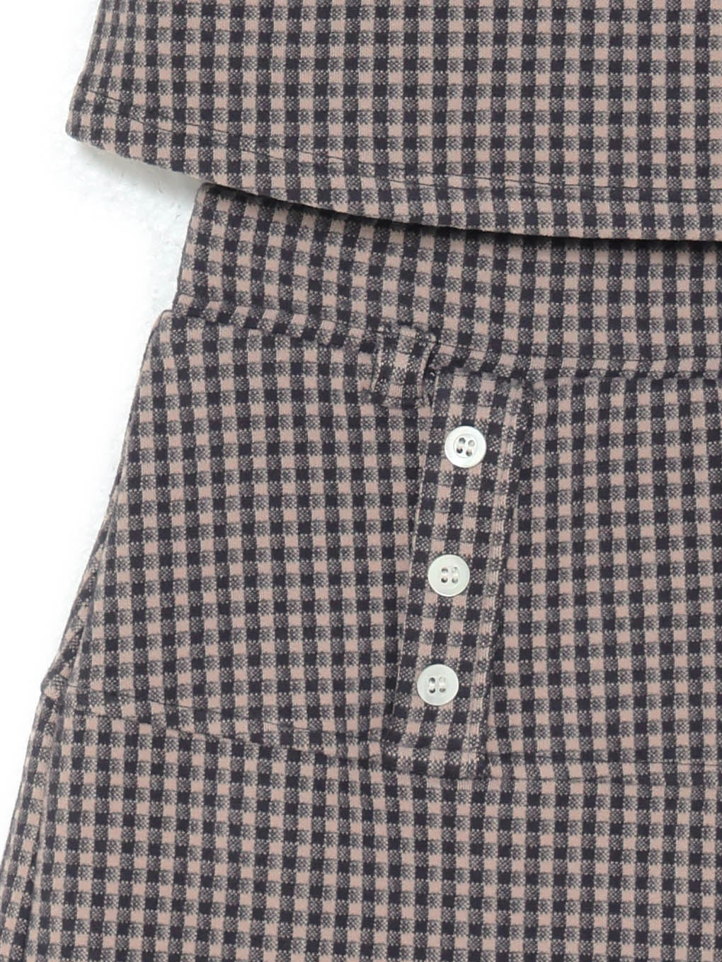 ANDMARY】Polo gingham check set up