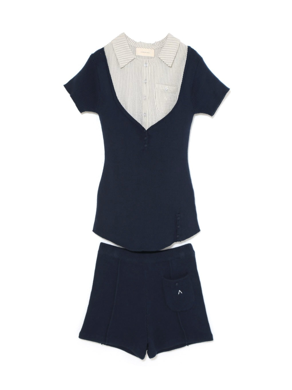 ANDMARY】Mimi girls shirt set up