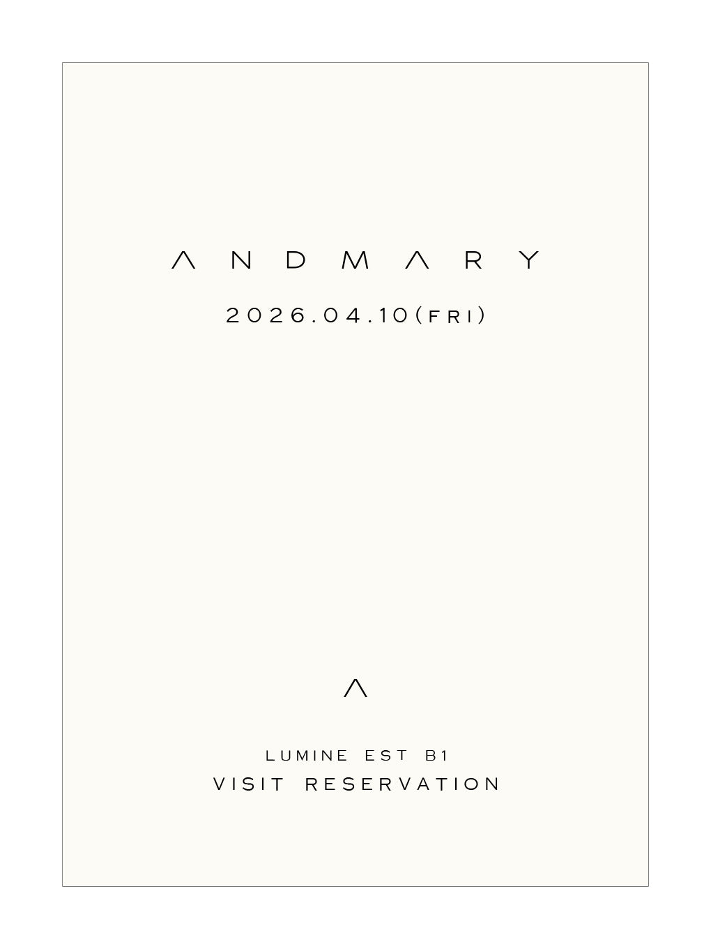 ルミネエスト新宿店 来店予約