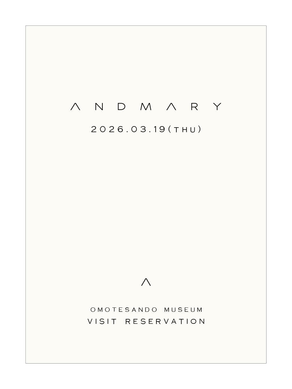 POPUP STORE 来店予約