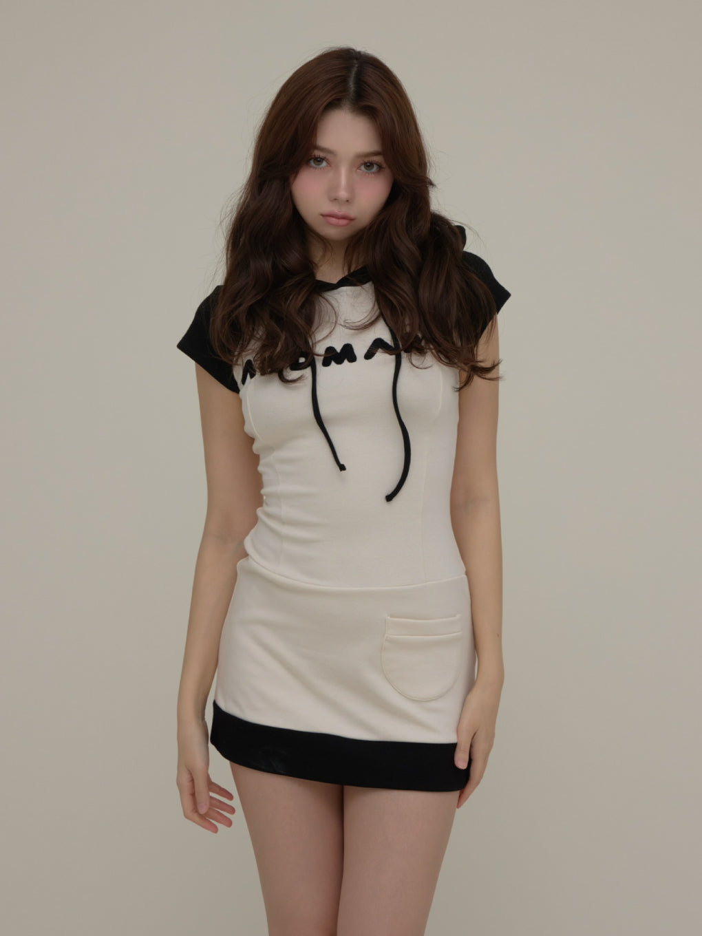 ANDMARY】Mary logo mini dress