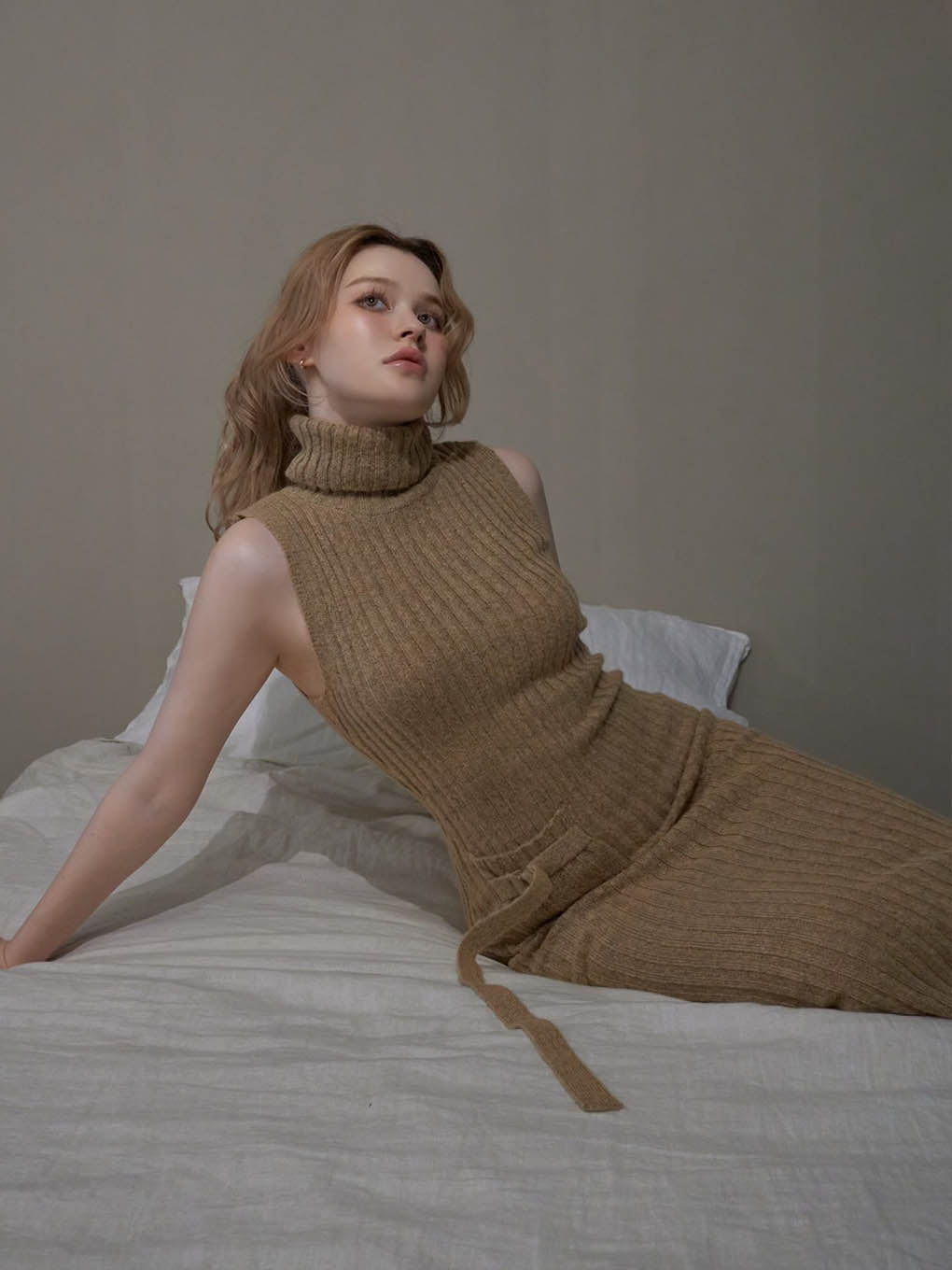 ANDMARY】Cameo knit set cardigan