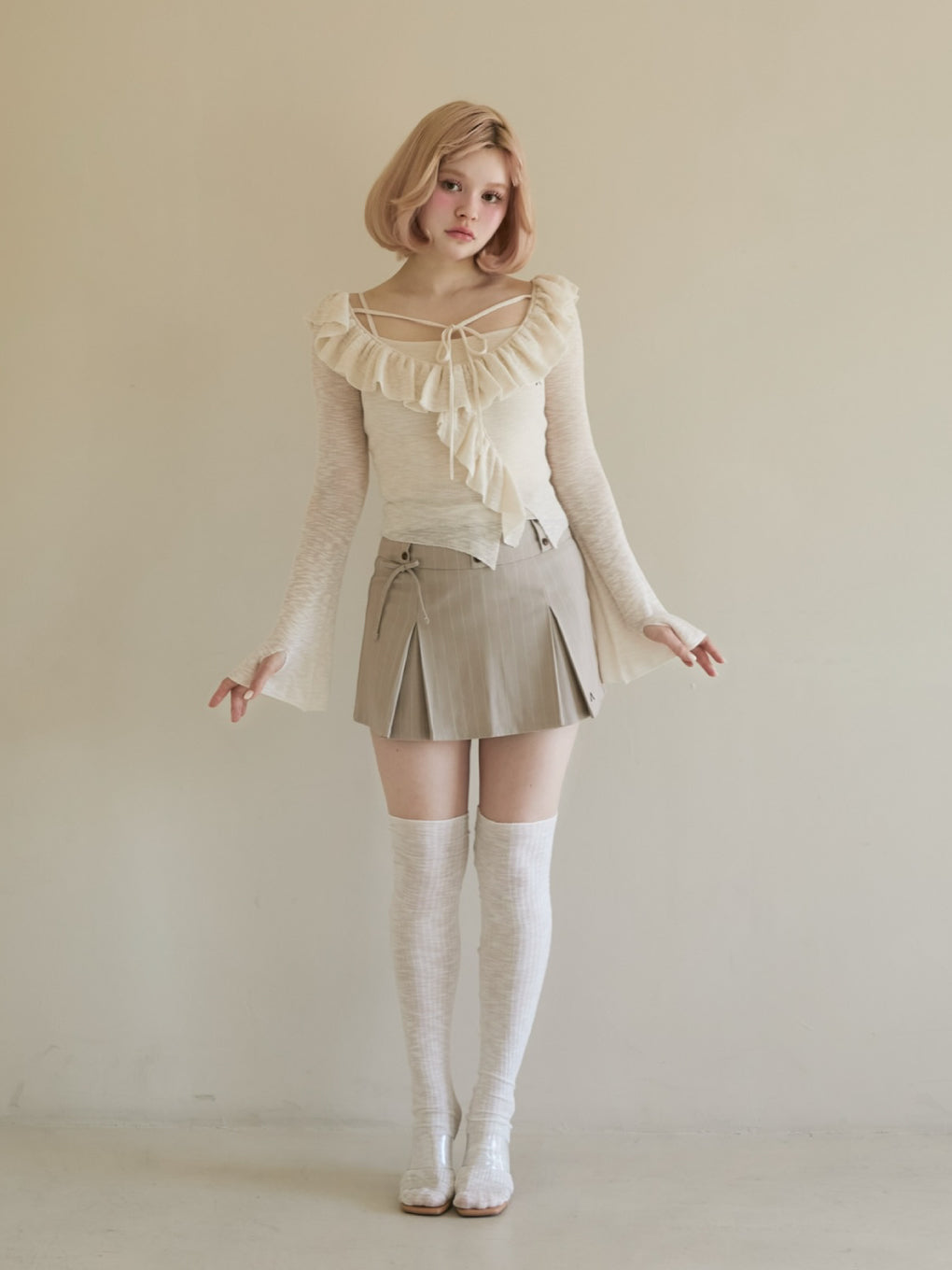ANDMARY】Alison frill tops