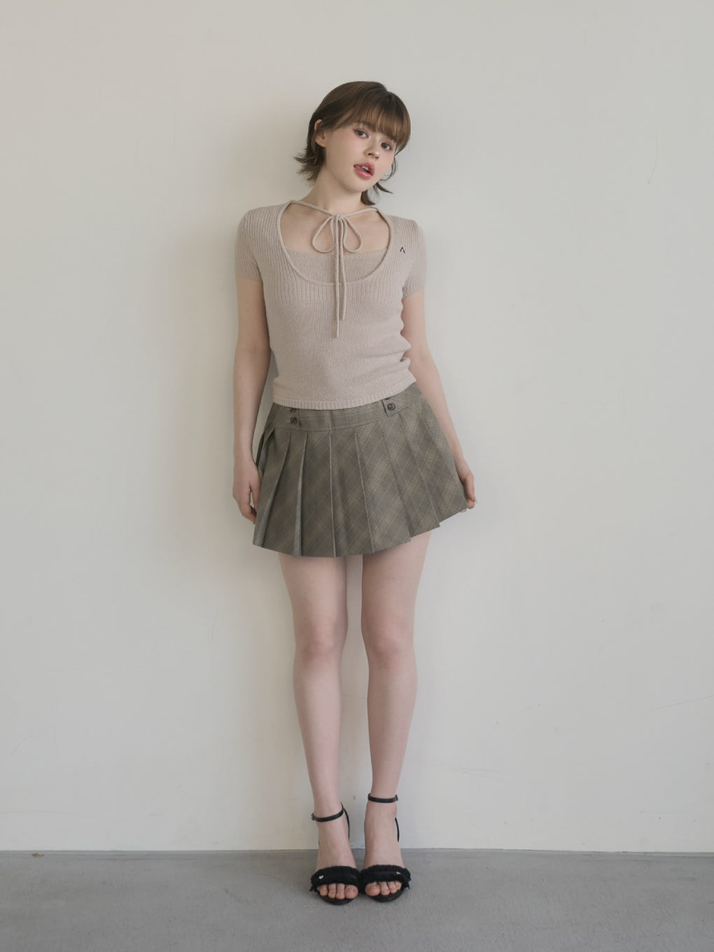 Natalie frill mule high