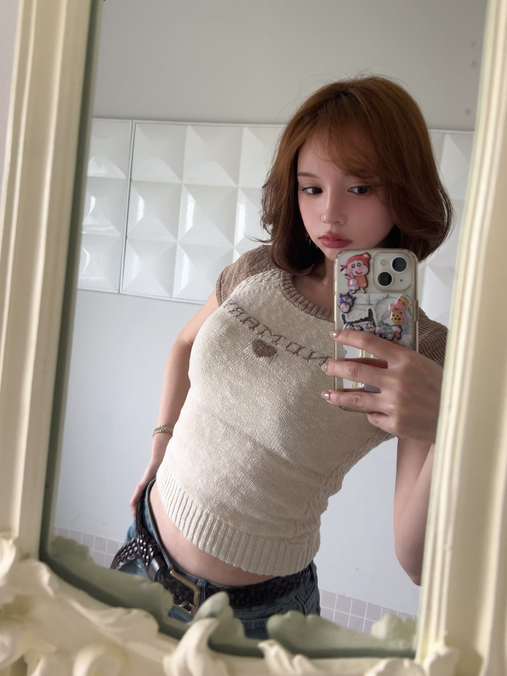 Mary logo raglan tops