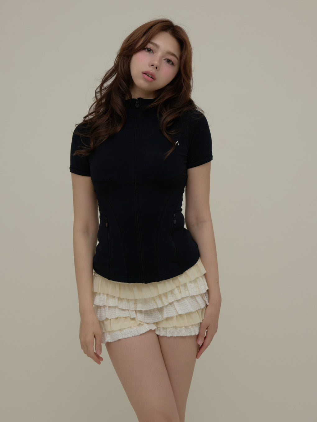 Gigi jersey short tops