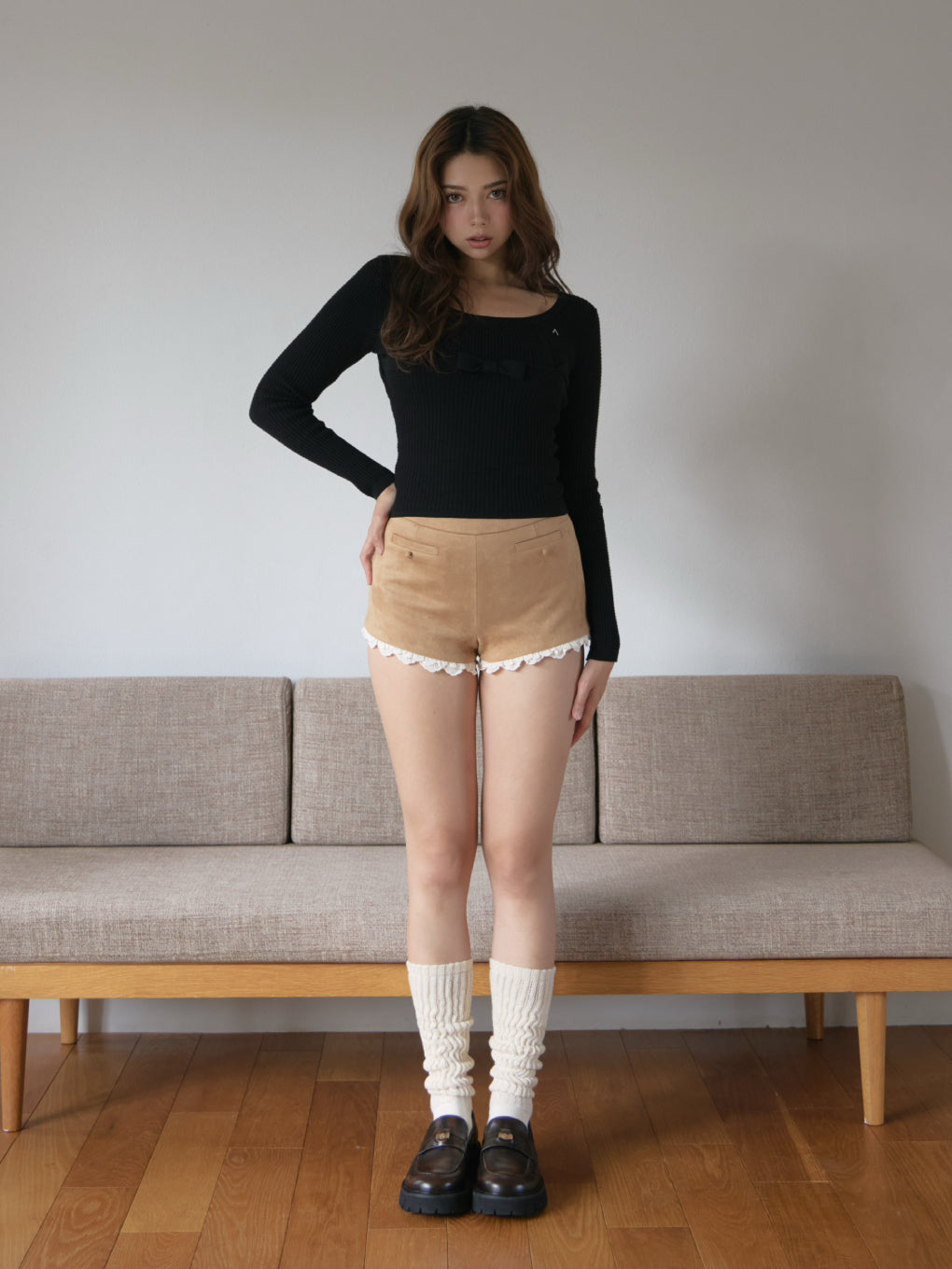 Waffle ribbon tops