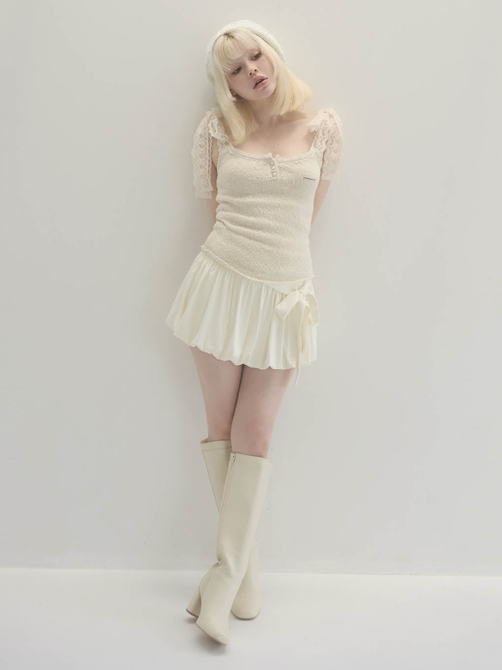 Cotton ribbon tank