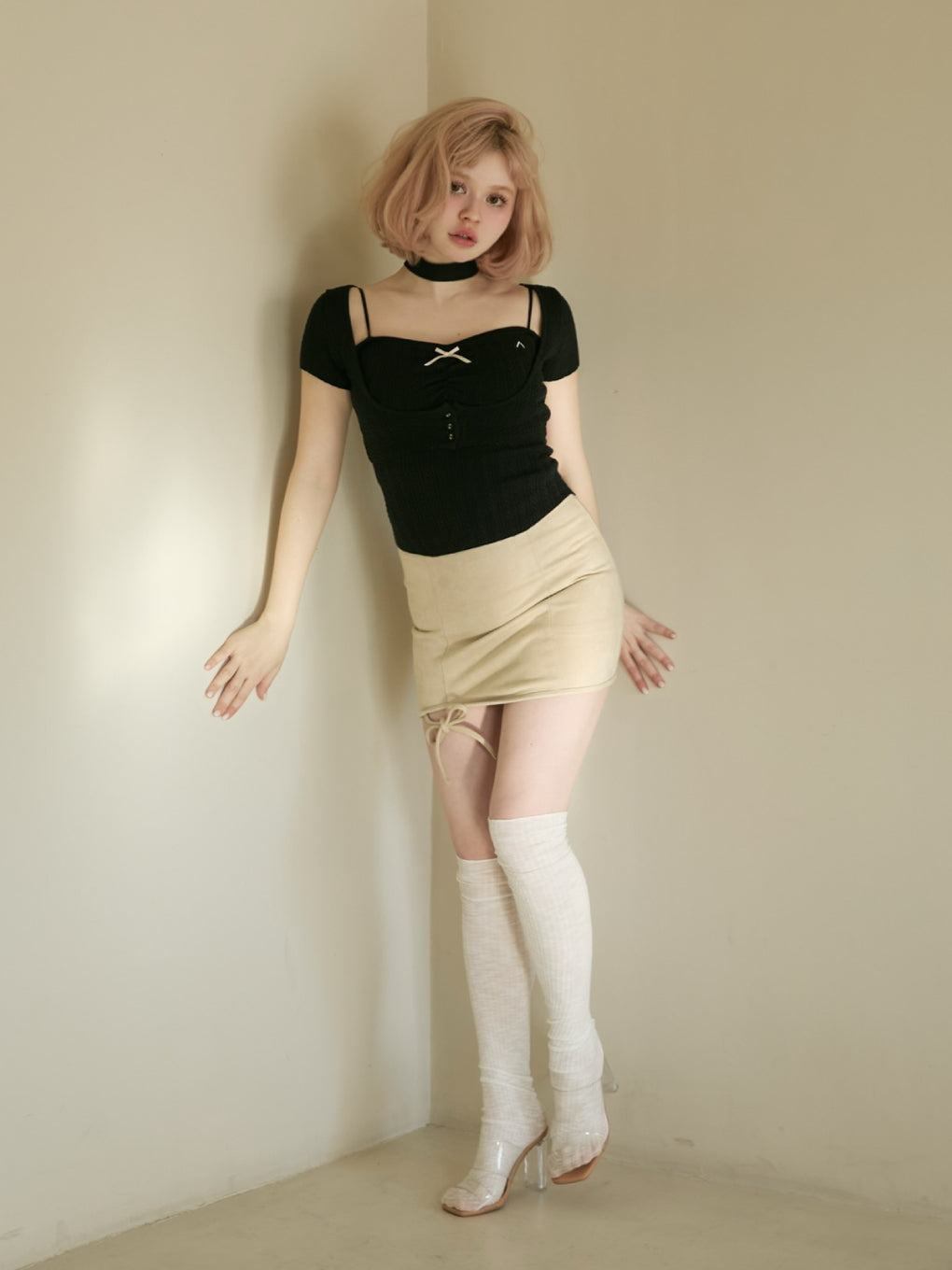 【新品未開封】andmary Frida knit set black ANDMARY】Frida knit set
