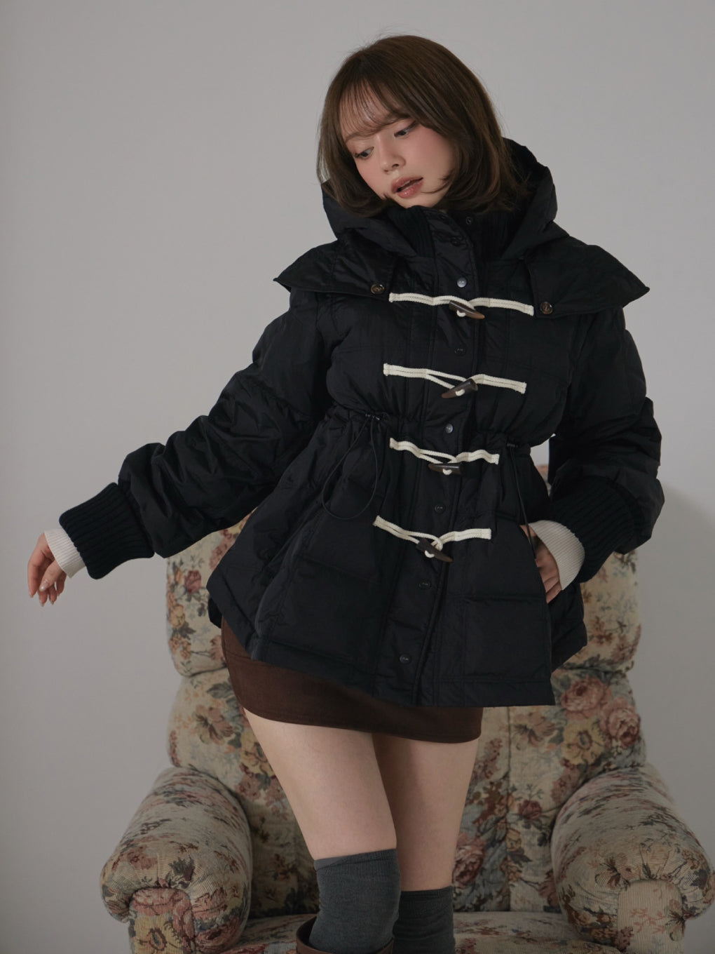 Mary quilting down jacket