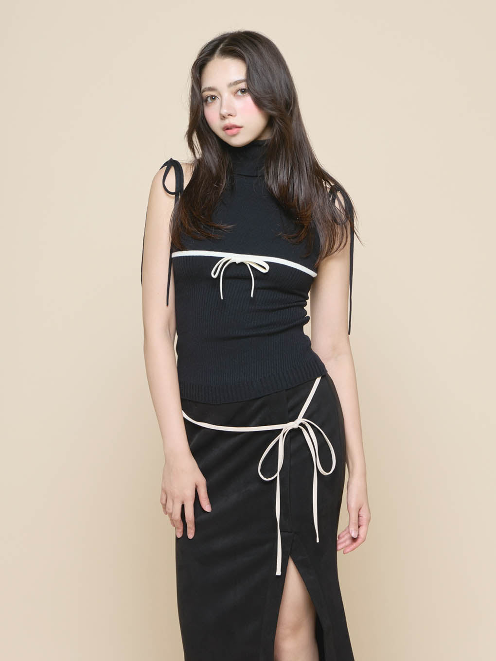 Adele ribbon tank