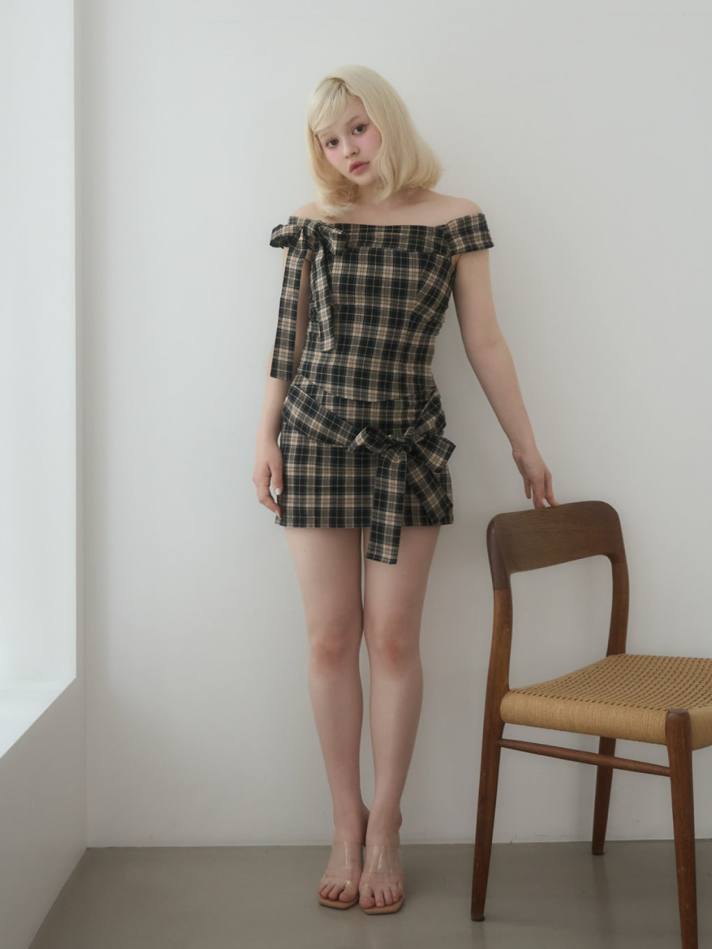 ワンピース andmary Ruban ribbon set up ANDMARY】Ruban ribbon set up