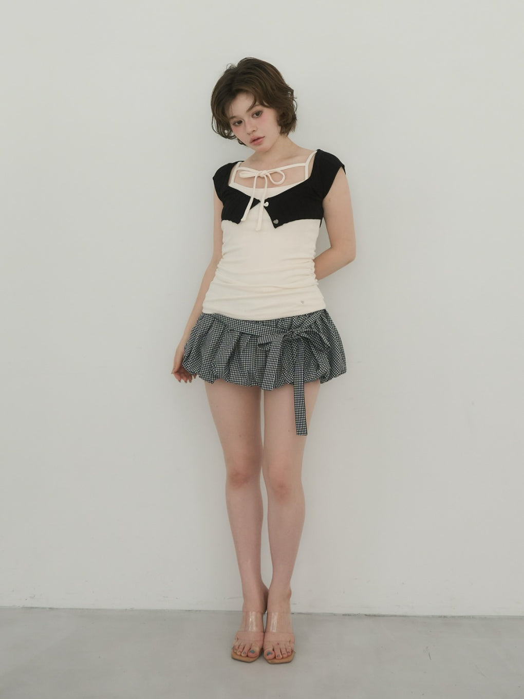 Posey balloon mini skirt