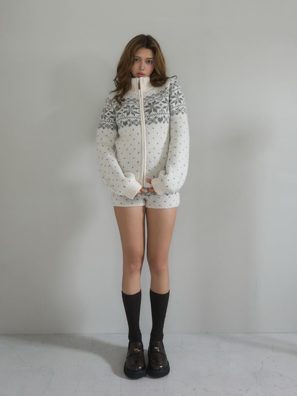 Snow drop knit set up