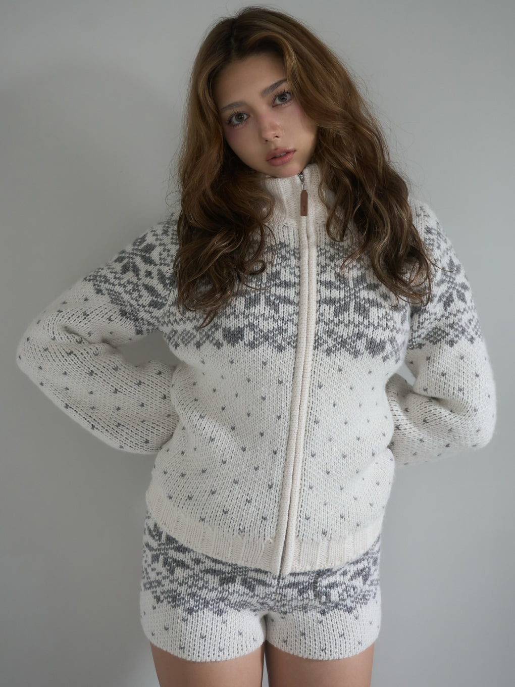Snow drop knit set up
