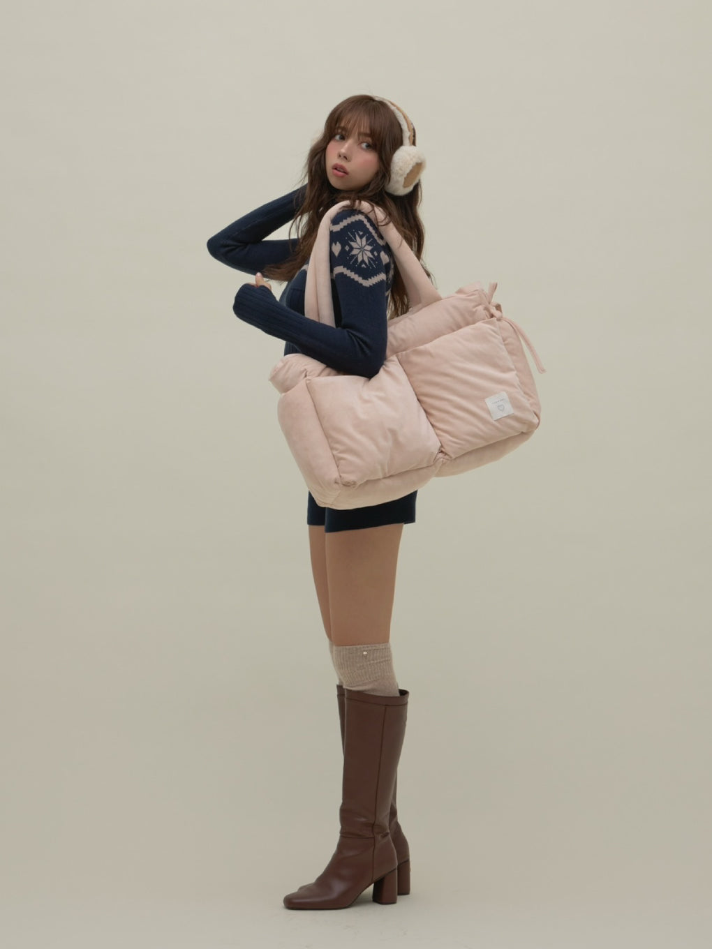 トップス andmary Holy knit set up ANDMARY】Holy knit set up