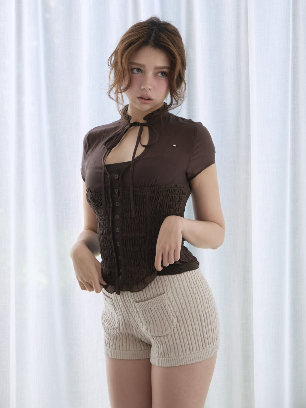 Rojita frill blouse