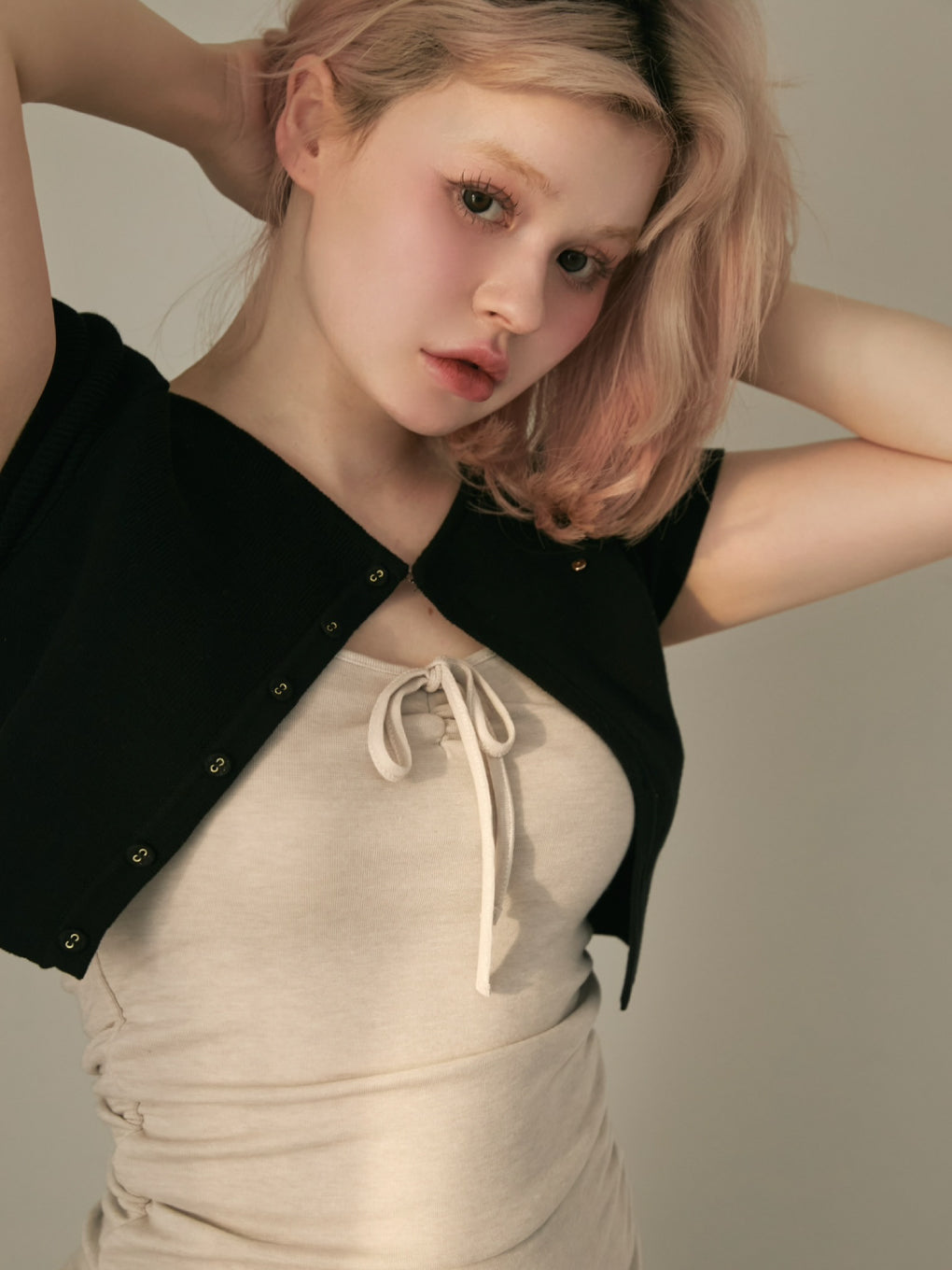 トップス andmary Vickey set tops Black ANDMARY】Vickey set tops