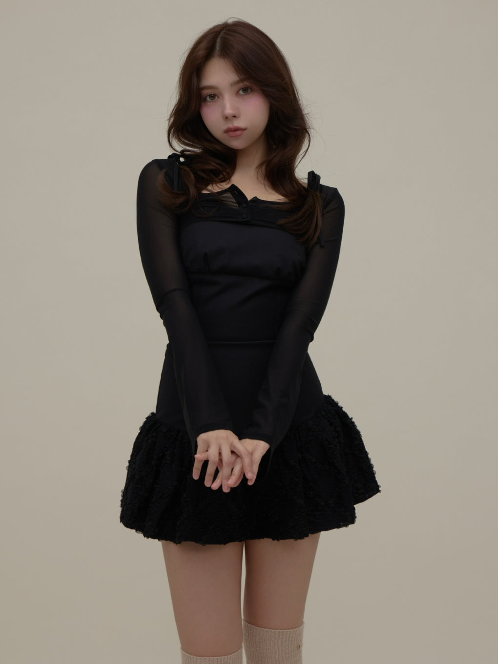 トップス andmary Mimi girls set mini dress ANDMARY】Mimi girls set mini dress