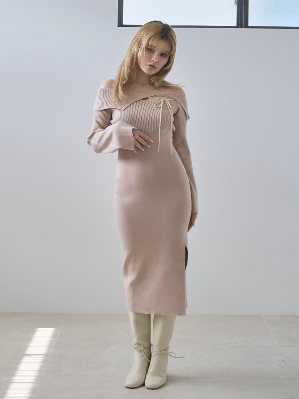 ANDMARY】Amari ribbon dress