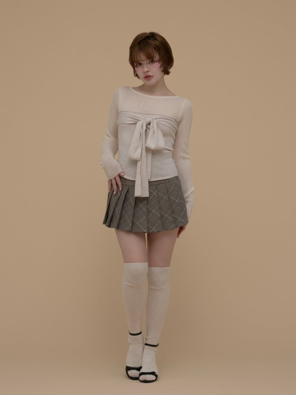 ANDMARY】baby knit knee high sox