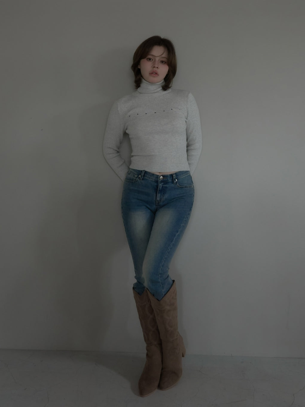 Mary turtle knit tops