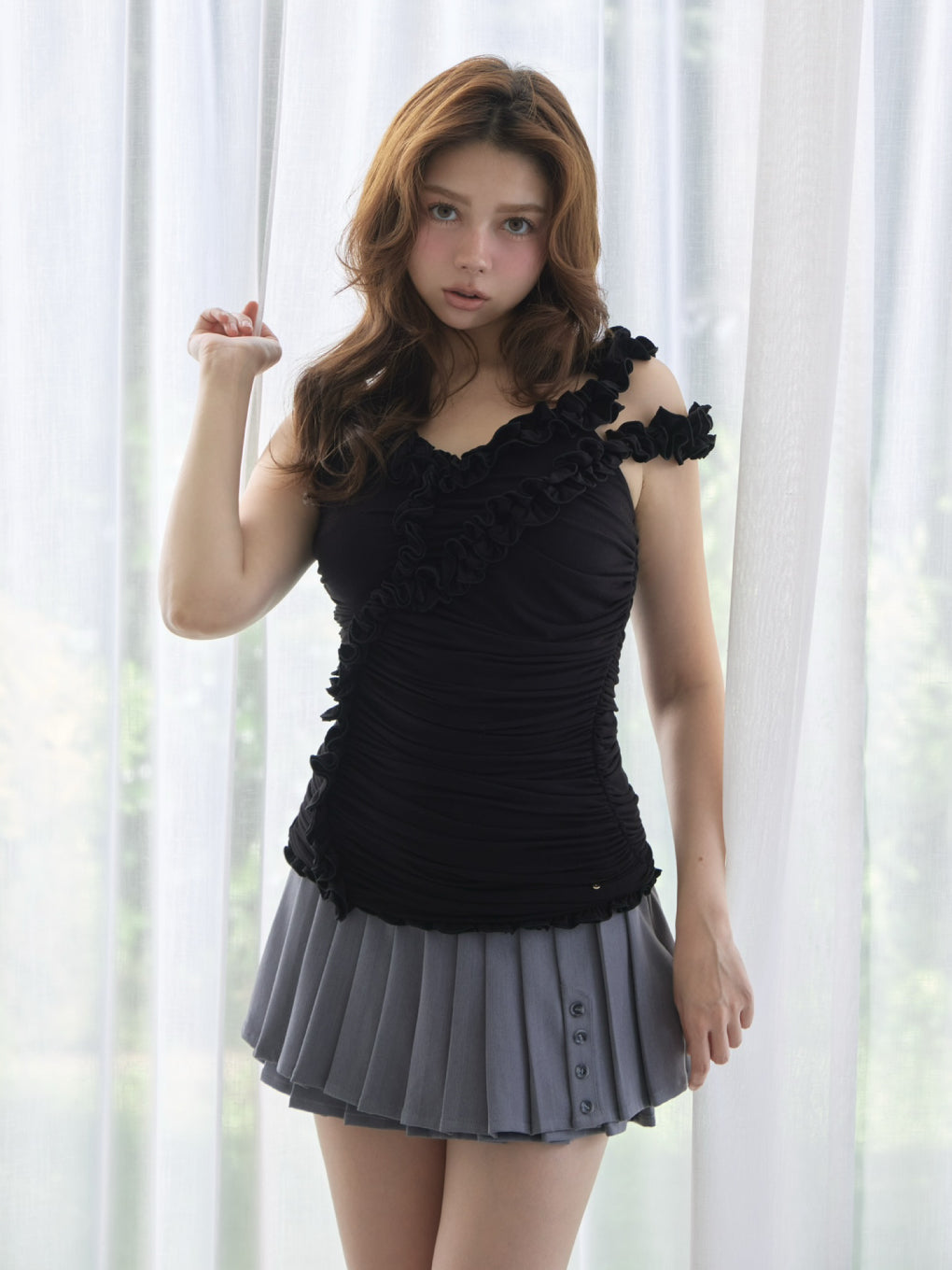 Cherie ruffle tops