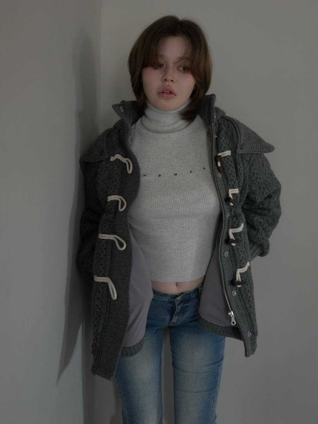 Mary turtle knit tops