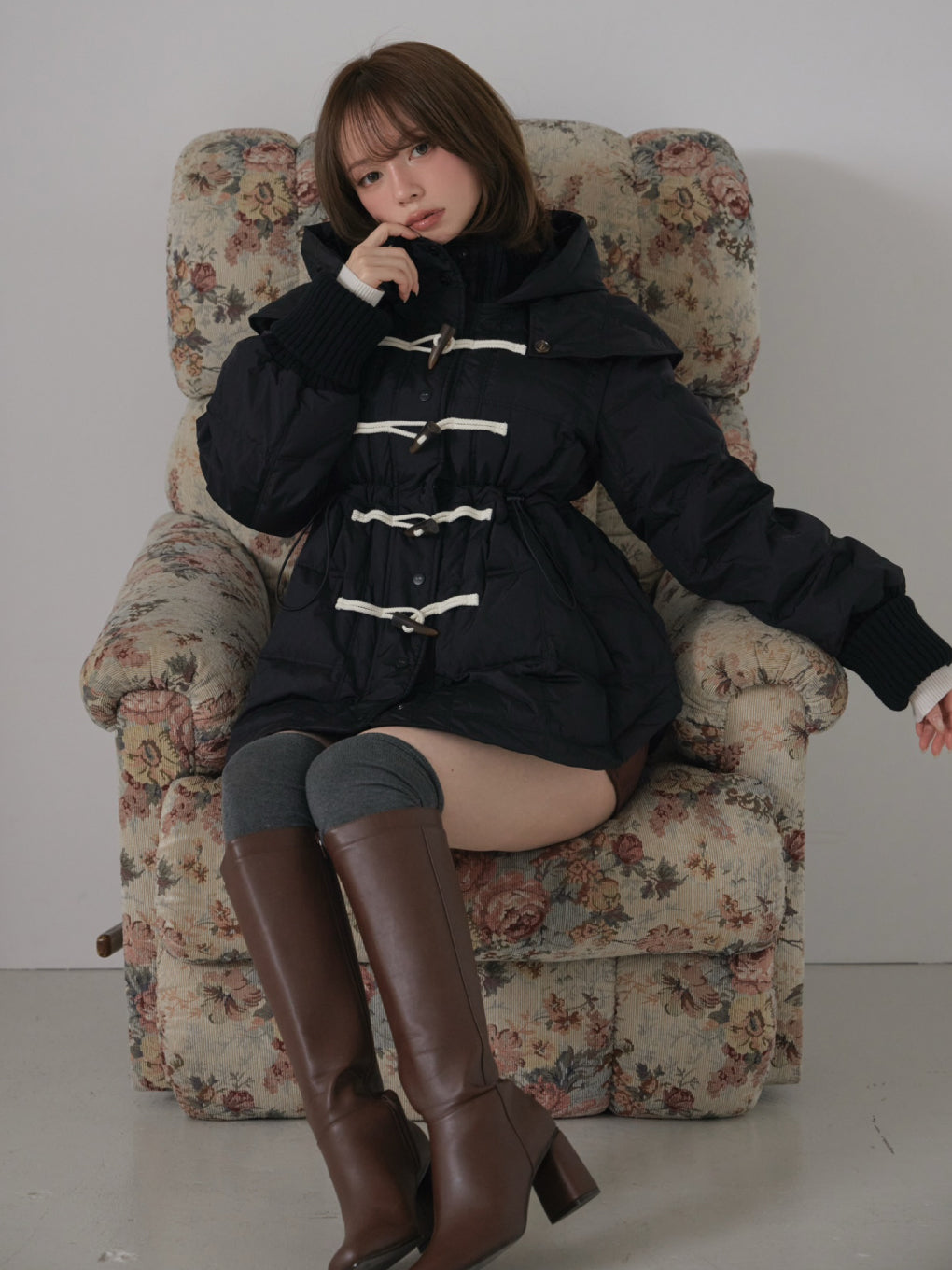 Mary quilting down jacket