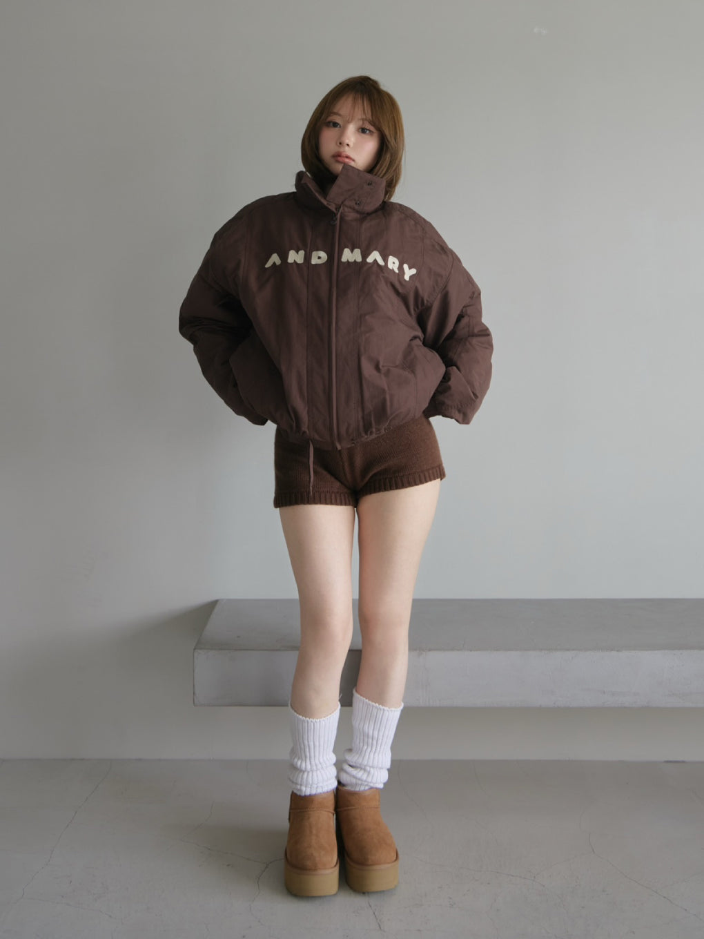 Mary logo bomber jacket