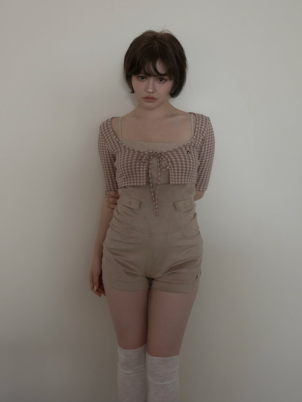 Ava gingham check tops