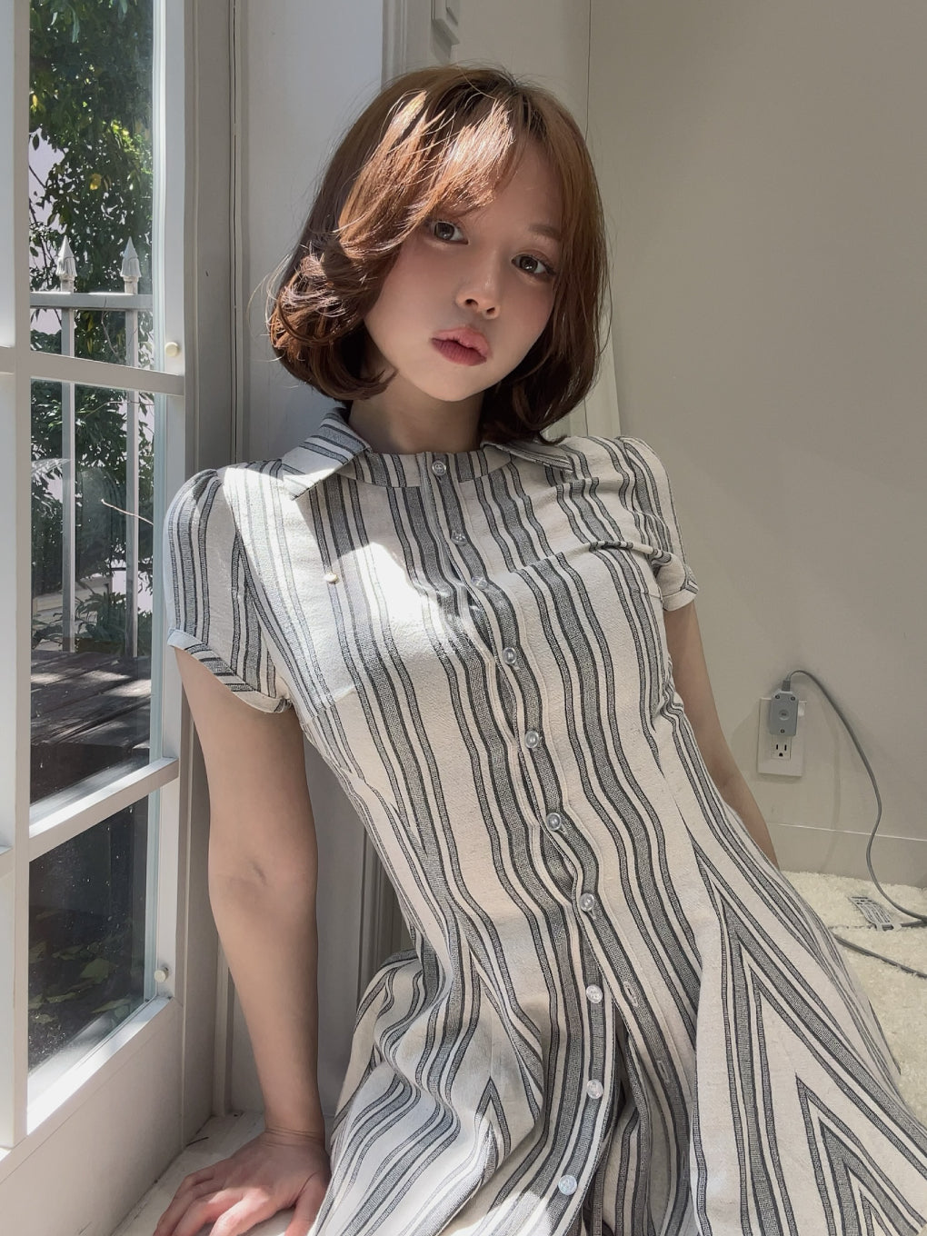 Dorothy flare blouse set up