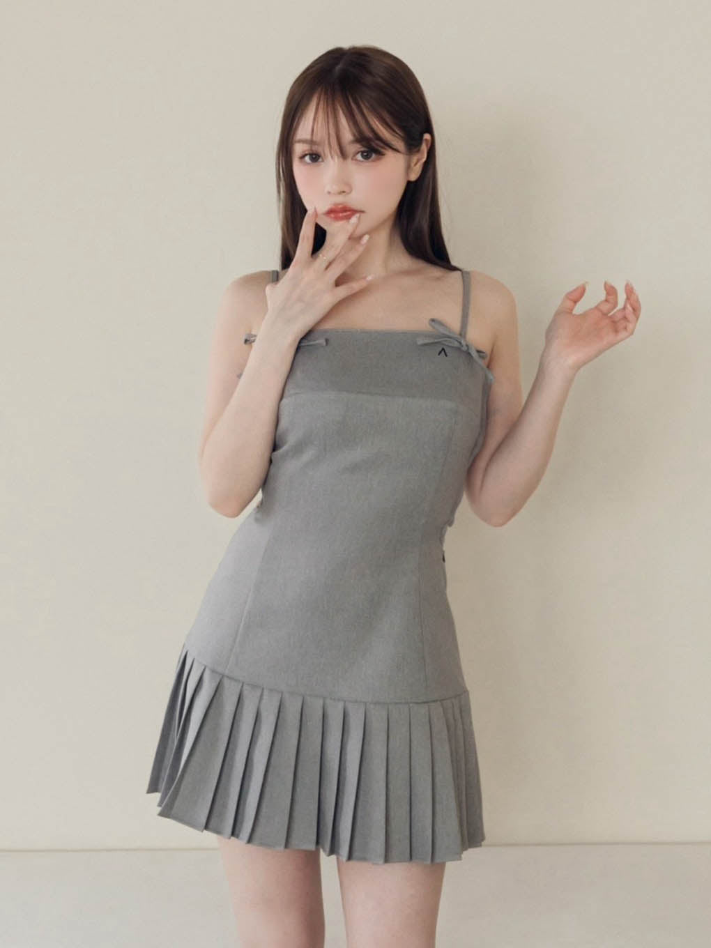 Karen knit set mini dress andmaryファッション - baratasilva.com.br