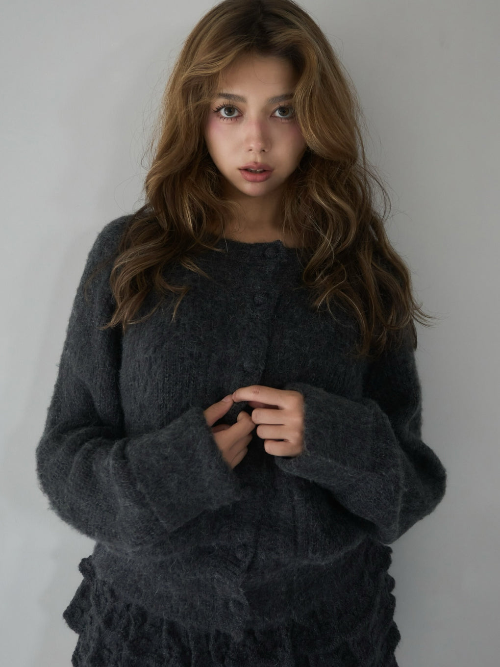 ANDMARY】Riri crochet knit set up