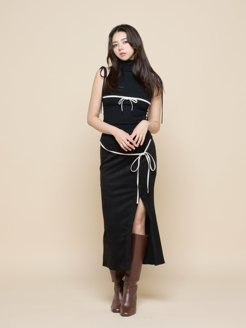 andmaryアンドマリー❤︎Adele ribbon tank ANDMARY】Adele ribbon tank