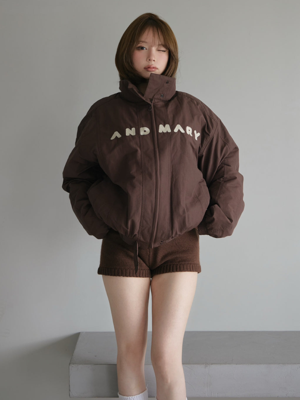 Mary logo bomber jacket