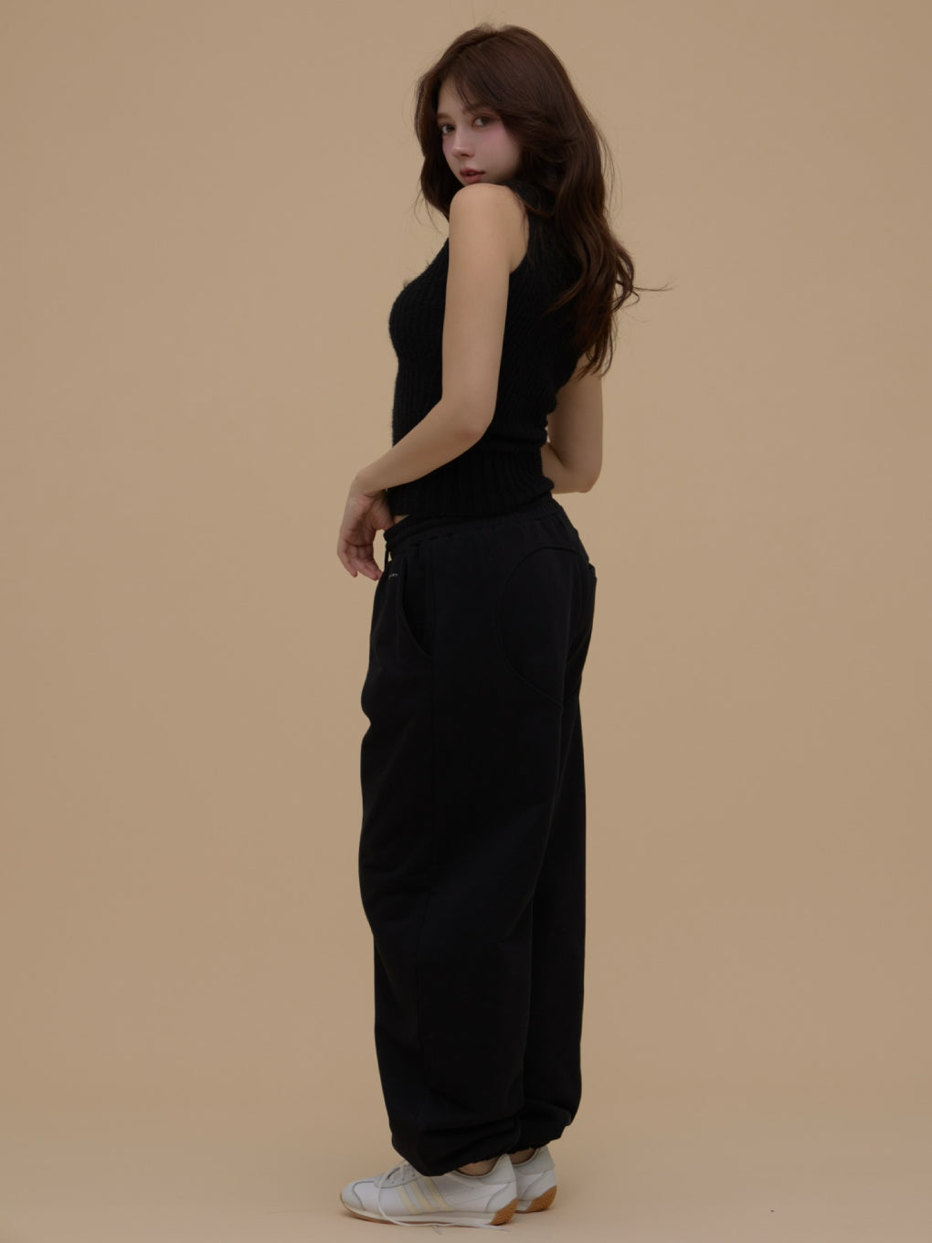 ANDMARY】Heart hip sweat pants