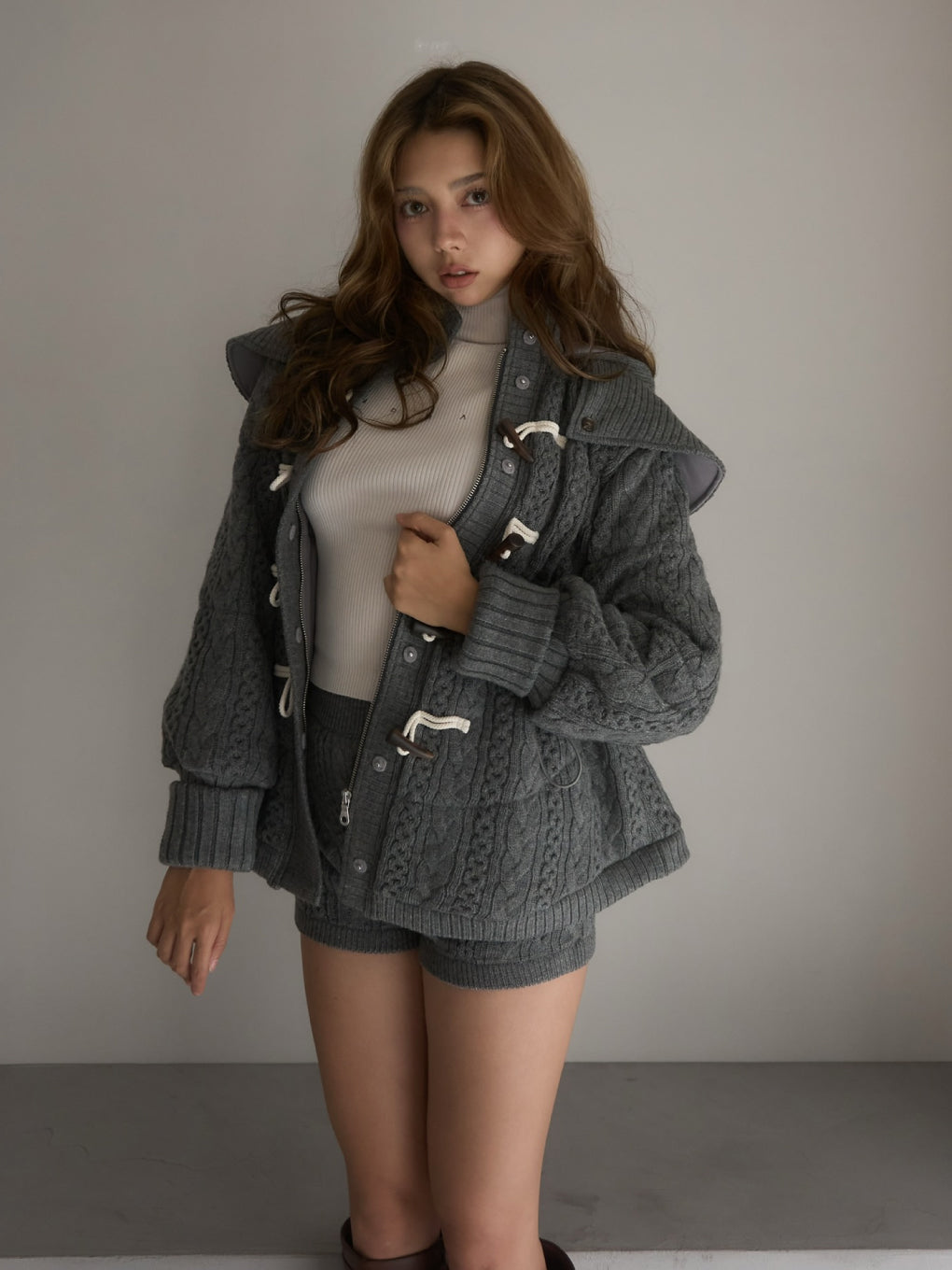 Mary quilting knit jacket